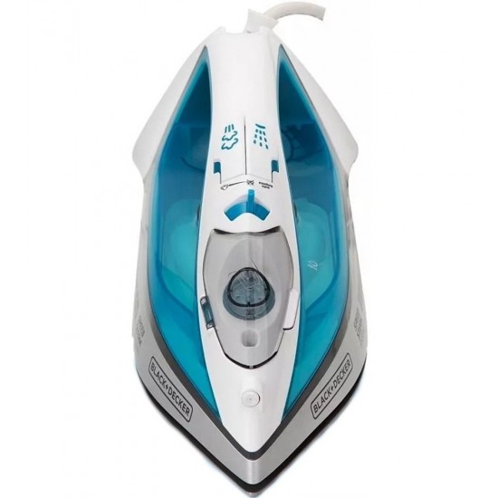 Ferro A Vapor Azul Com Anti Gotejamento Black+Decker 1200W 127V